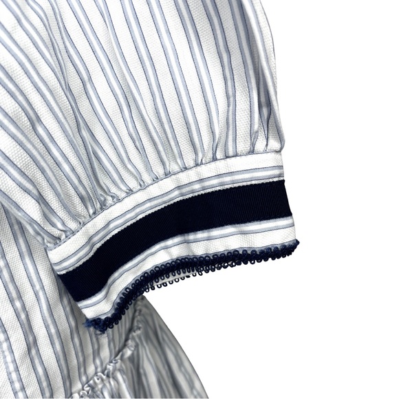 Tuckernuck Blue and White Striped Ruffle Dress - Picture 5 of 10